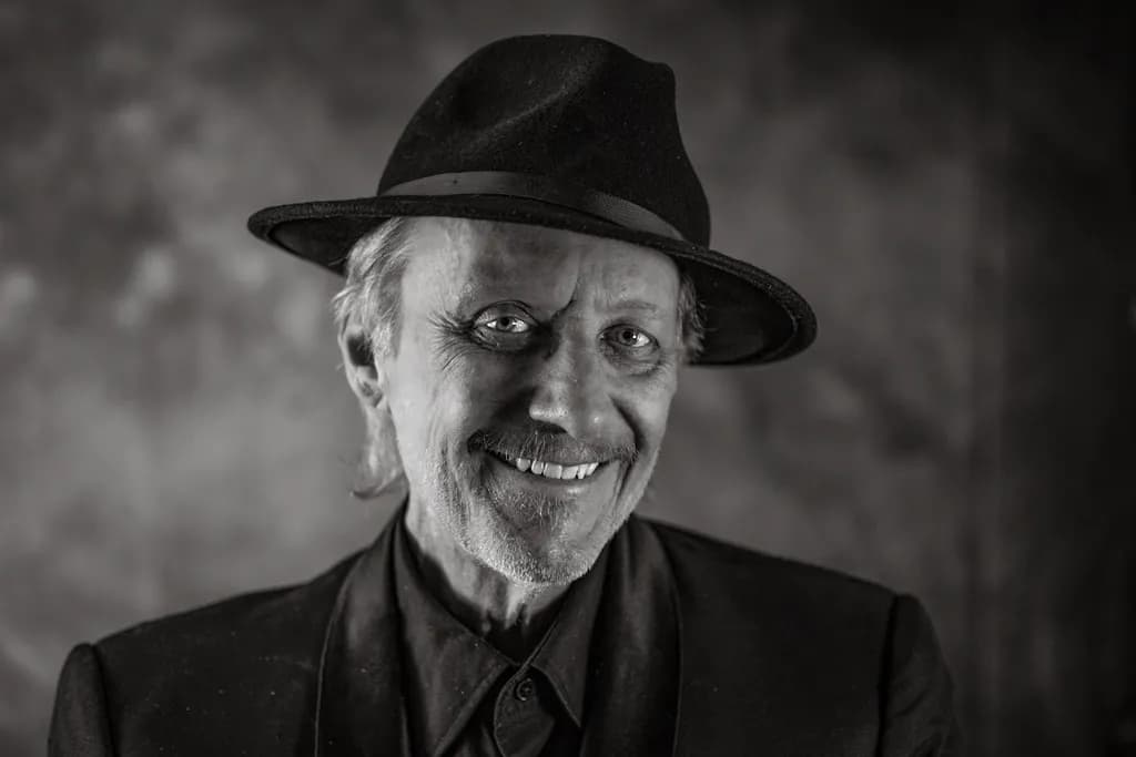 Timeless Charm: A Black and White Portrait of Character and Grace