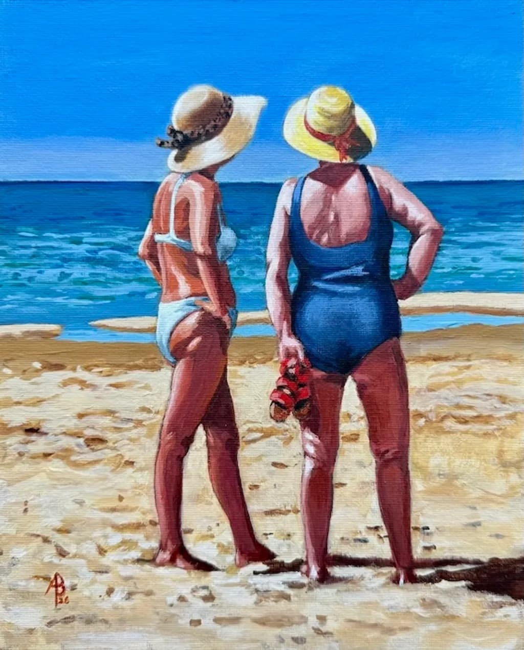 Beach Stroll Conversation