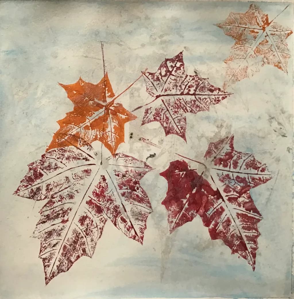 Falling Maple Leaves