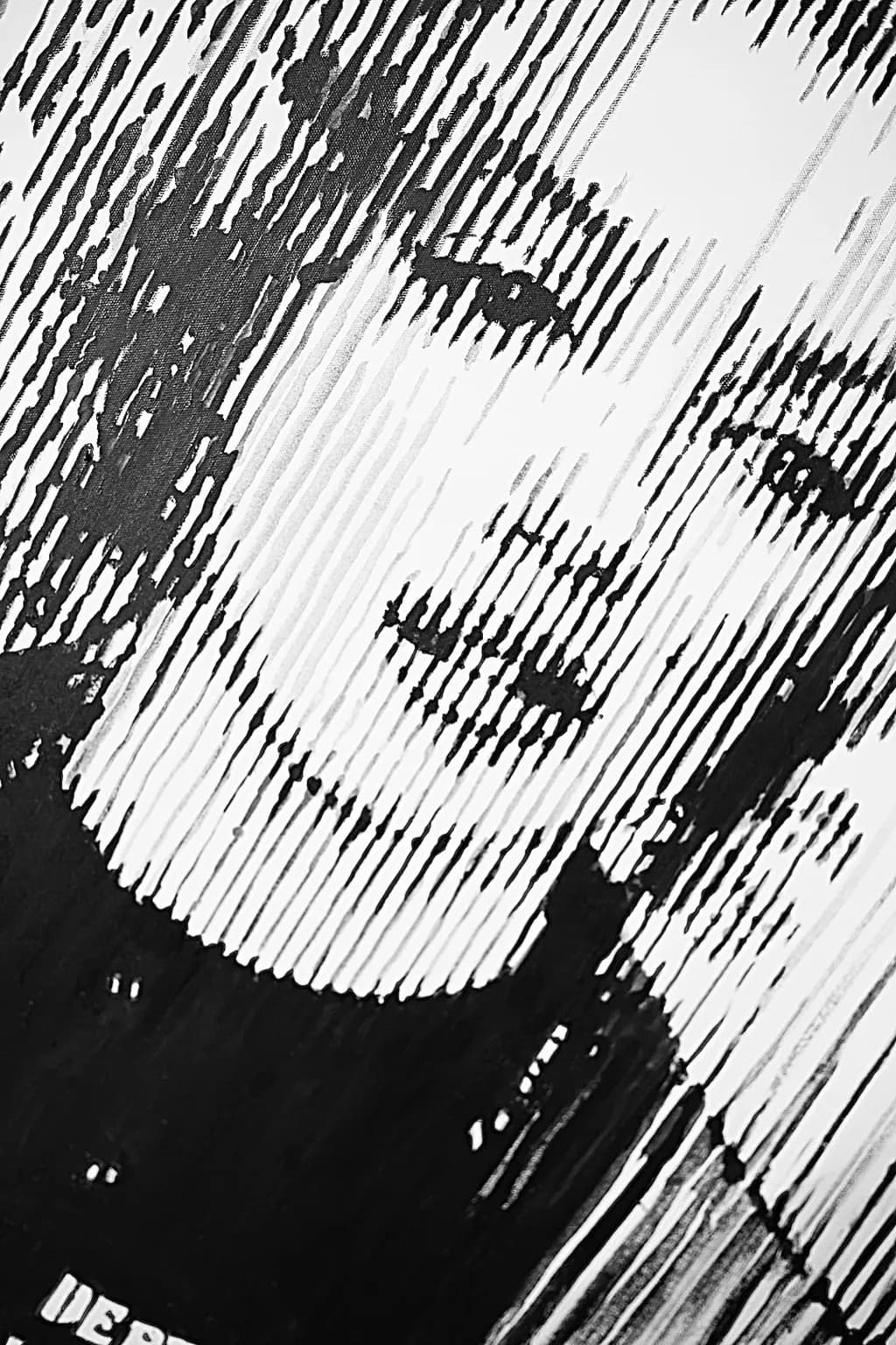 Whispers of Monochrome: An Abstract Portrait in Lines and Expression