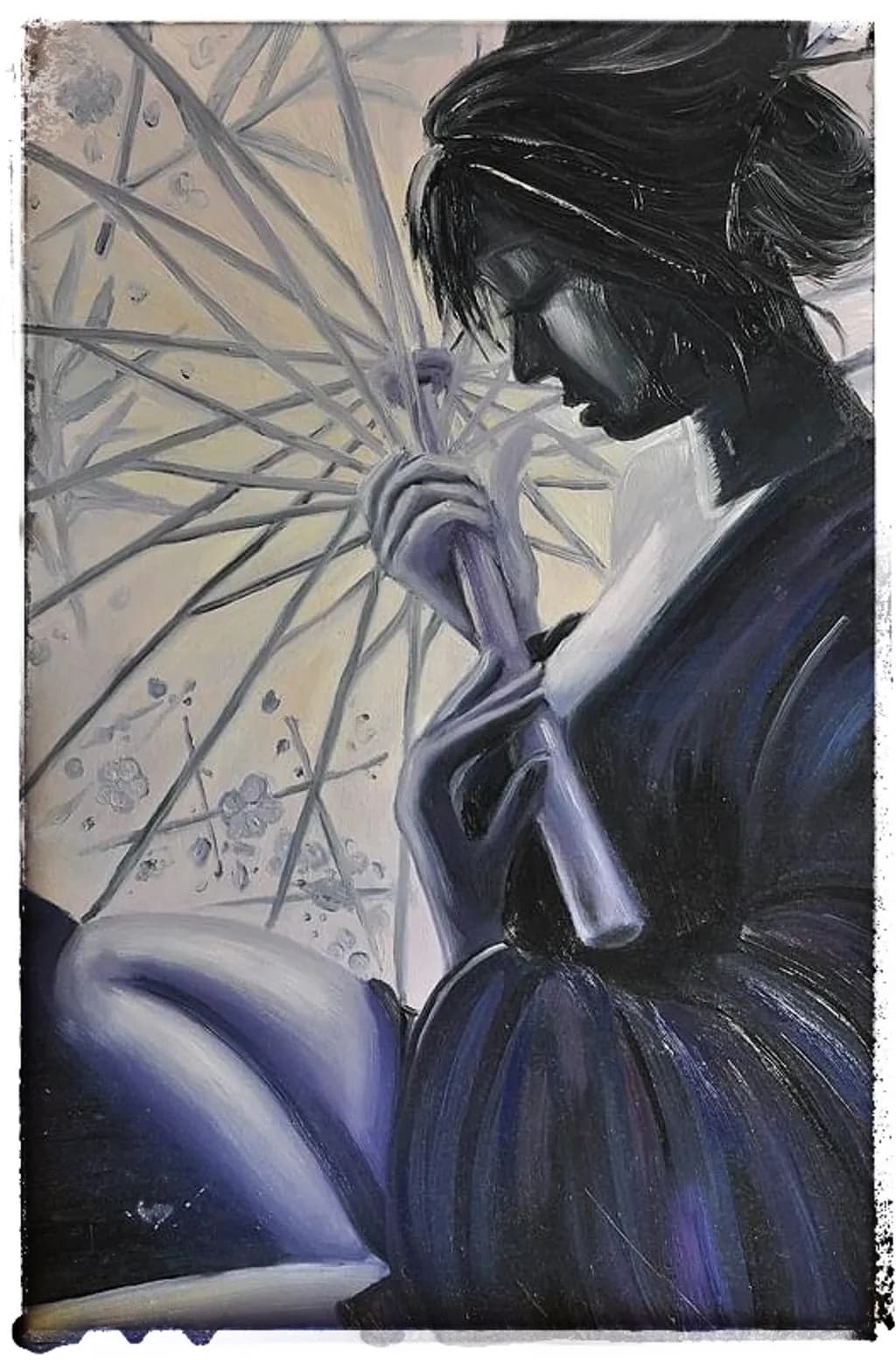 Woman with Umbrella