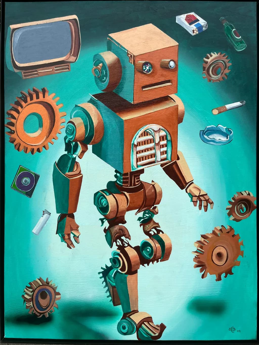 Retro Robot Transition