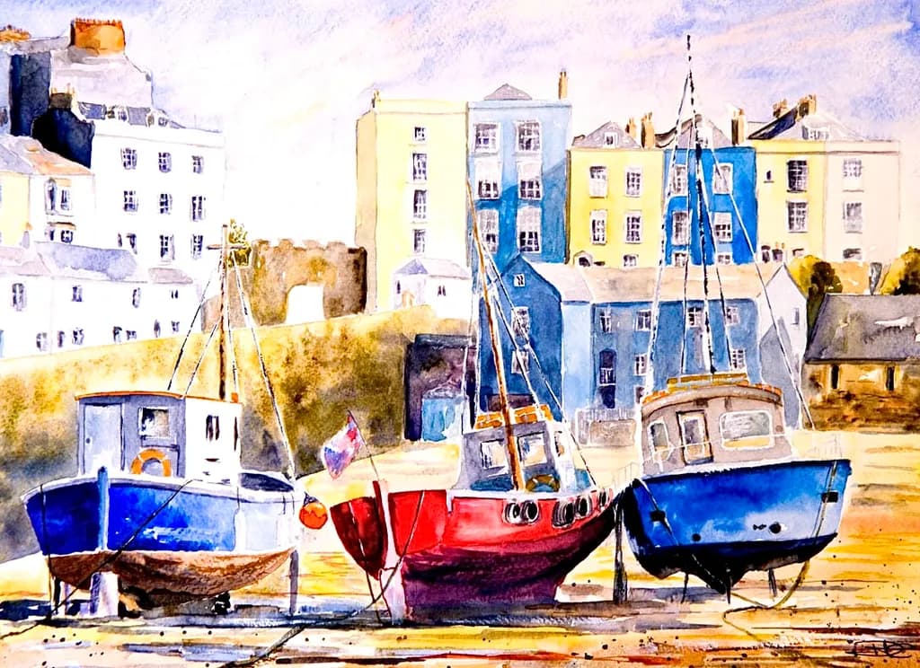 Tide Out at Tenby