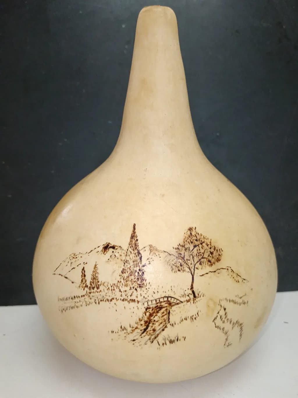 Ceramic Landscape Vase