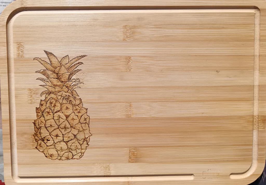 Pineapple Engraved Board