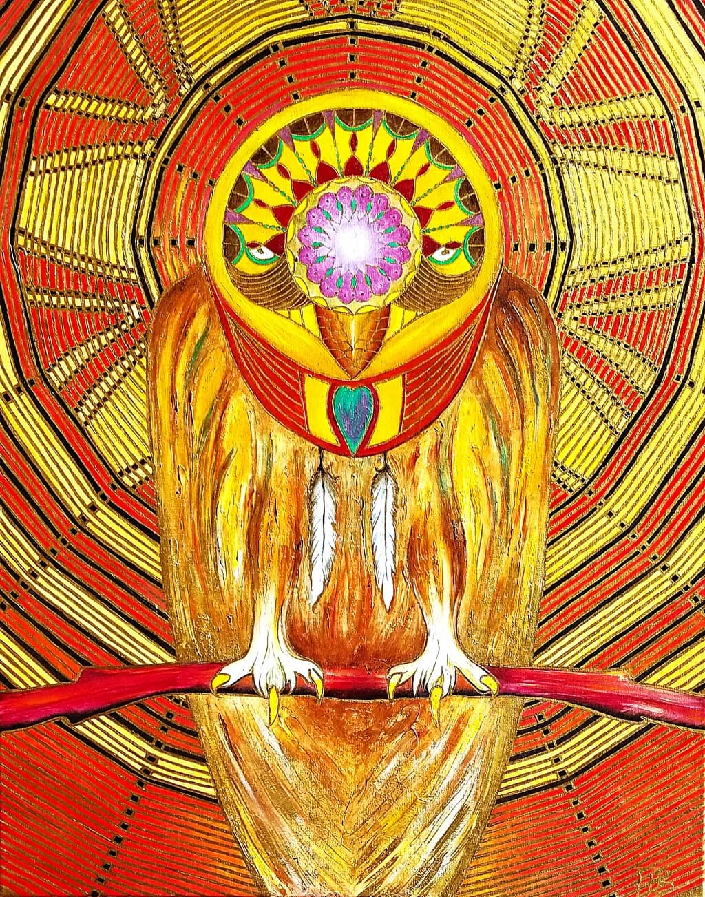 Awakening the Owl Spirit: A Mandala of Spiritual Frequencies