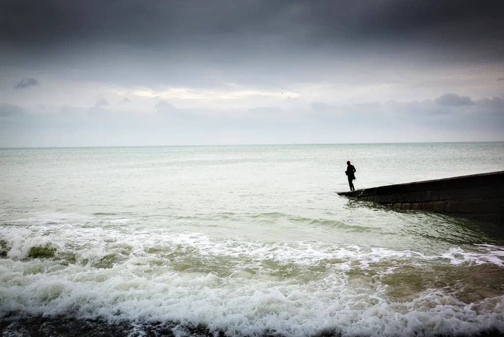 Seaside Pier Solitude