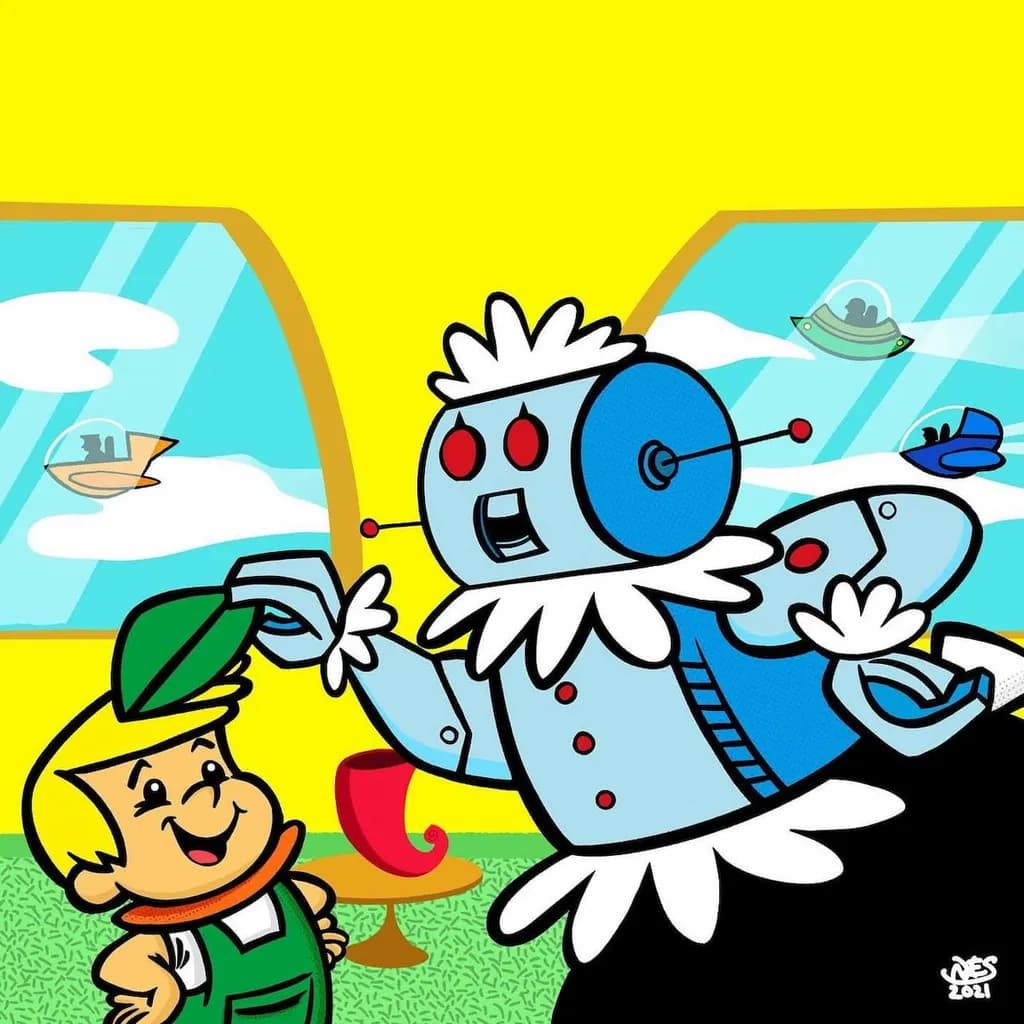 Jetsons - Elroy & Rosie