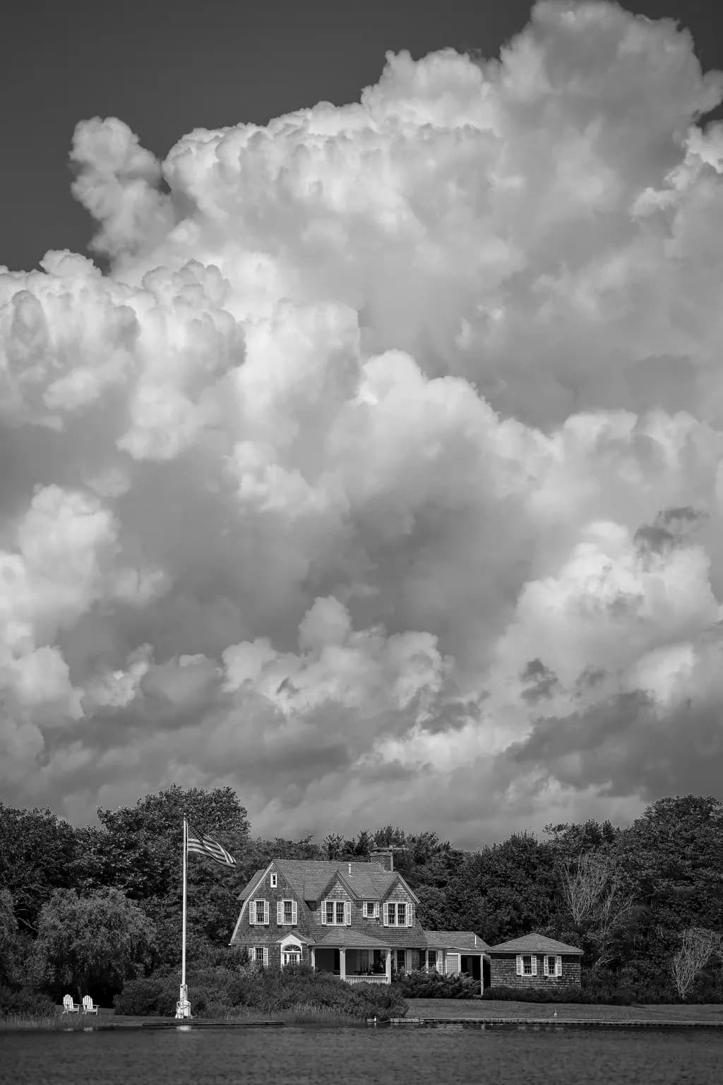 Whispers of Home: A Serene Retreat Beneath Majestic Clouds