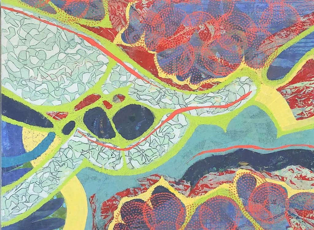 Whimsical Waves: A Colorful Journey Through Abstract Landscapes