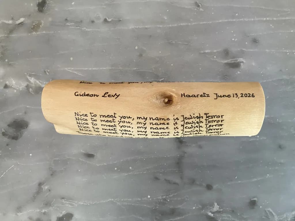 Nice to meet you...Legno di olivo,  Ø 2,26 x 8,3cm