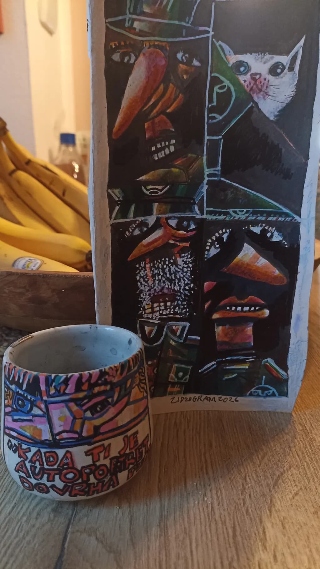 Abstract Portrait Quartet