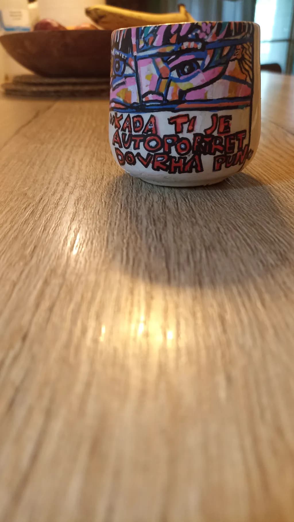 Abstract Face Cup