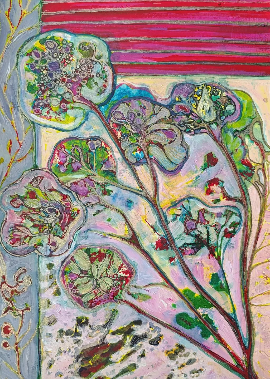 Whispers of Nature: A Vibrant Dance of Flora and Color