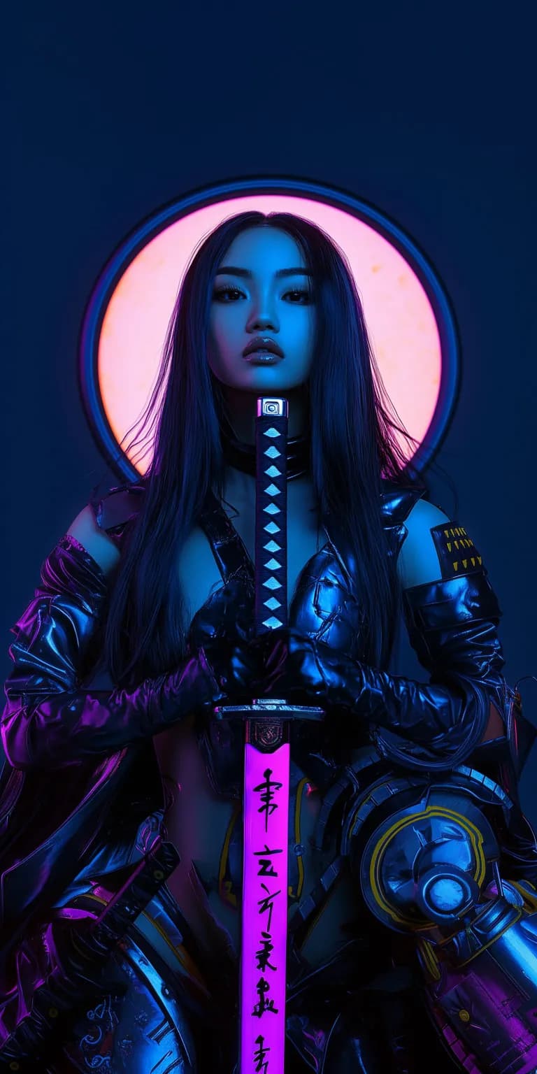 Cyber Samurai: Embracing the Neon Shadows of a Futuristic Realm