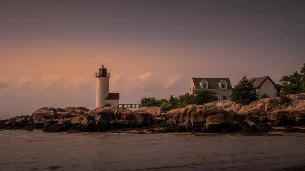 Annisquam Lighthouse - Golden Hour in Gloucester MA