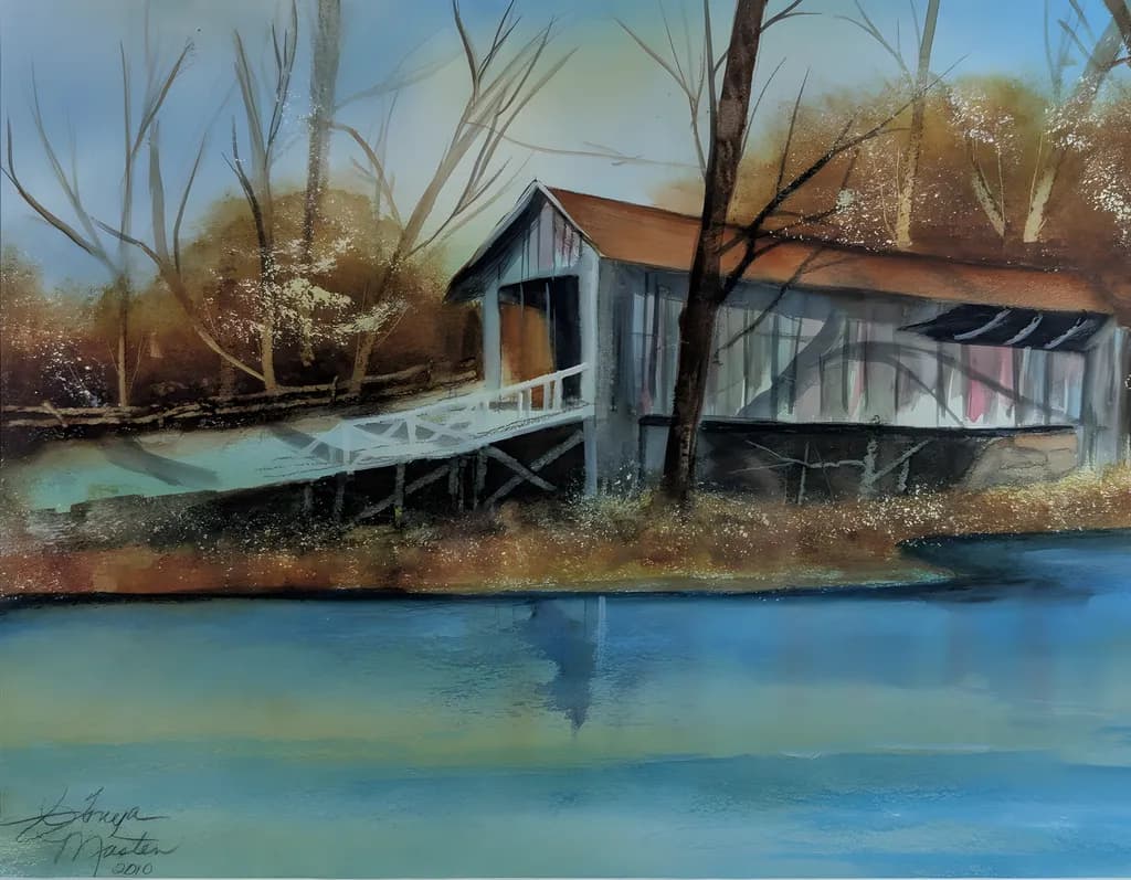 Serenity by the Water: A Tranquil Landscape of Nature's Embrace