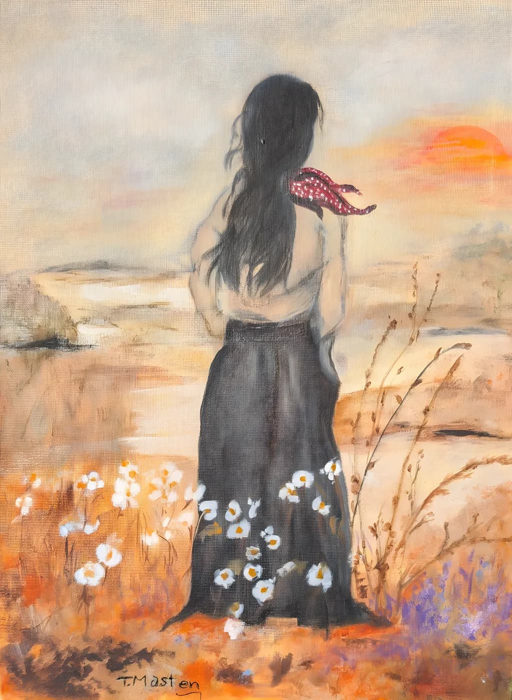 Whispers of Solitude: A Serene Landscape at Dusk