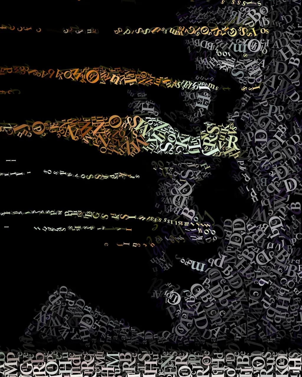 Typographic Embrace