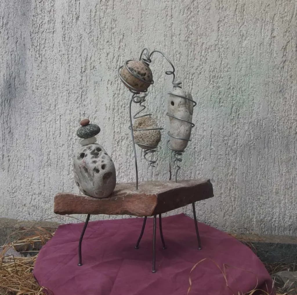 Stone Balance Sculpture