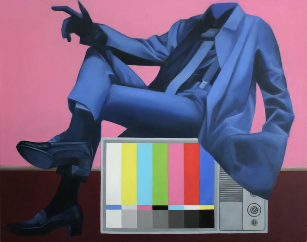 Modern Surrealism: The Headless Fashion Icon and the Colorful Television Screen