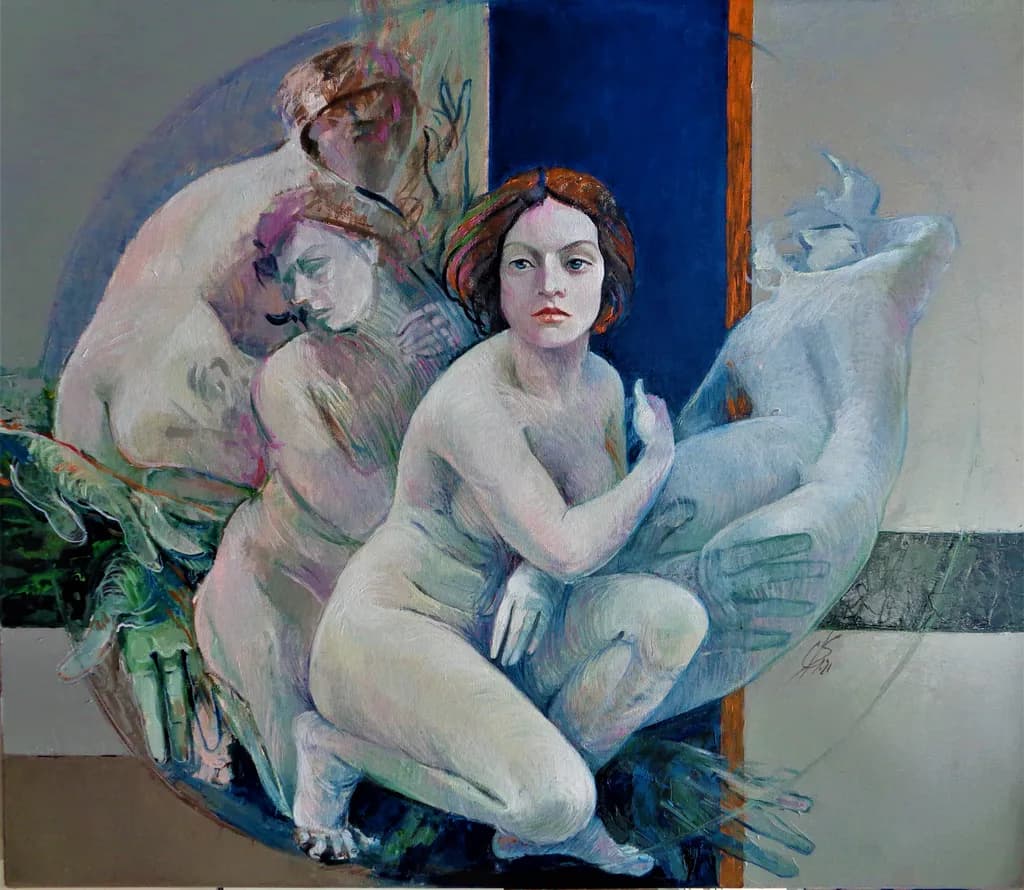 Emotional Echoes: A Dance of Bodies in Abstract Expressionism