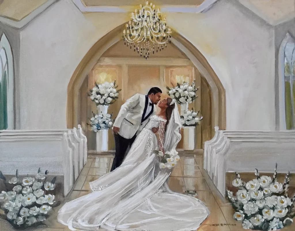 Live Wedding Painting for Joshly and Emanuel