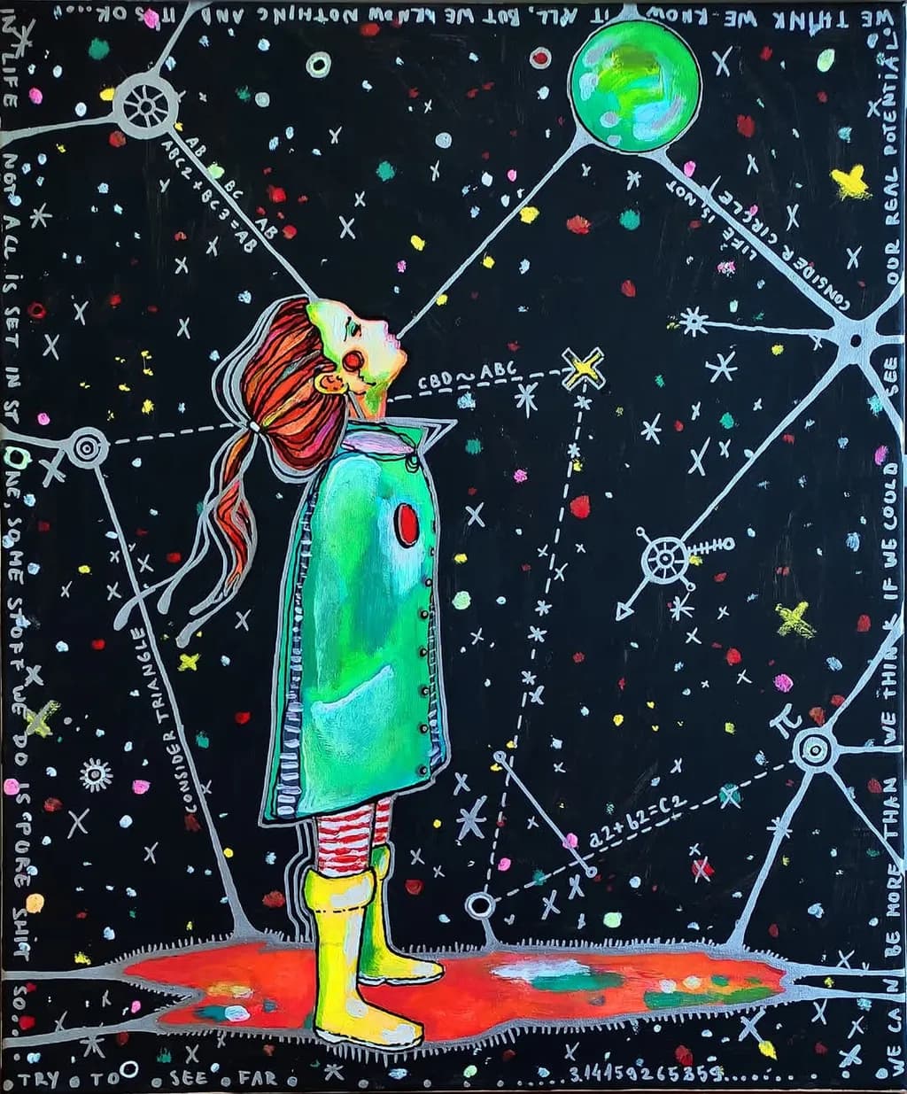 Cosmic Dreams: A Journey Through Childhood Imagination and Infinite Possibilities