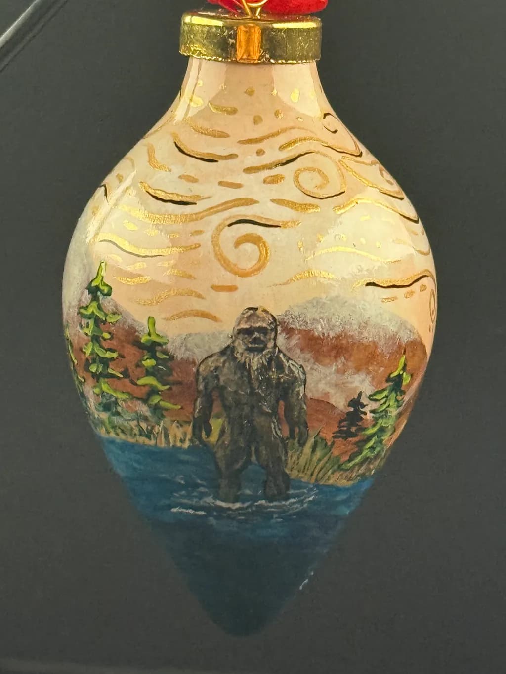 Sasquatch Bigfoot Holiday Ornament