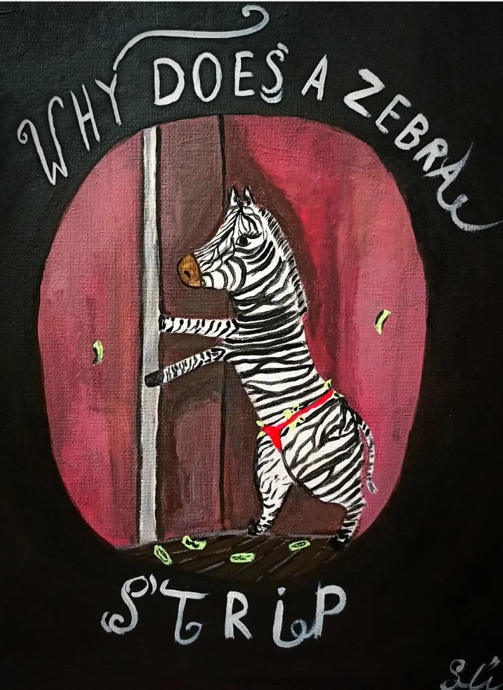 Zebra Striptease
