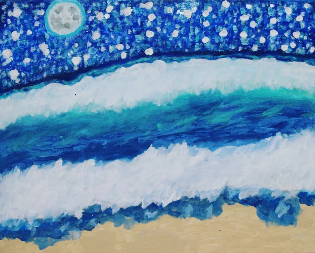 Whispers of the Moonlit Waves: A Serene Coastal Escape