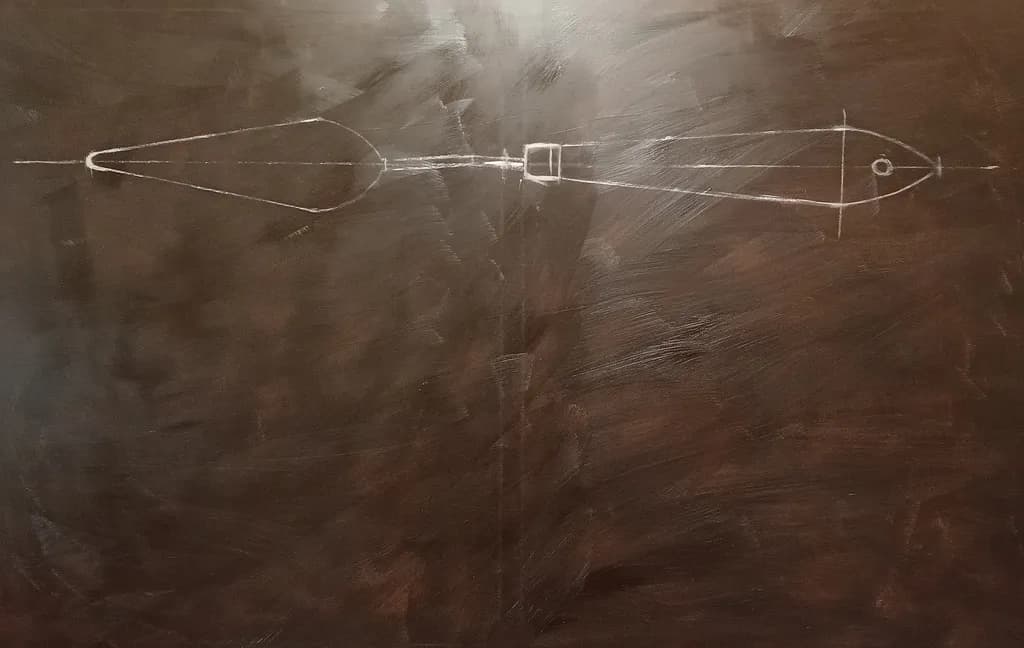 Ethereal Lines: The Dance of Form and Shadow