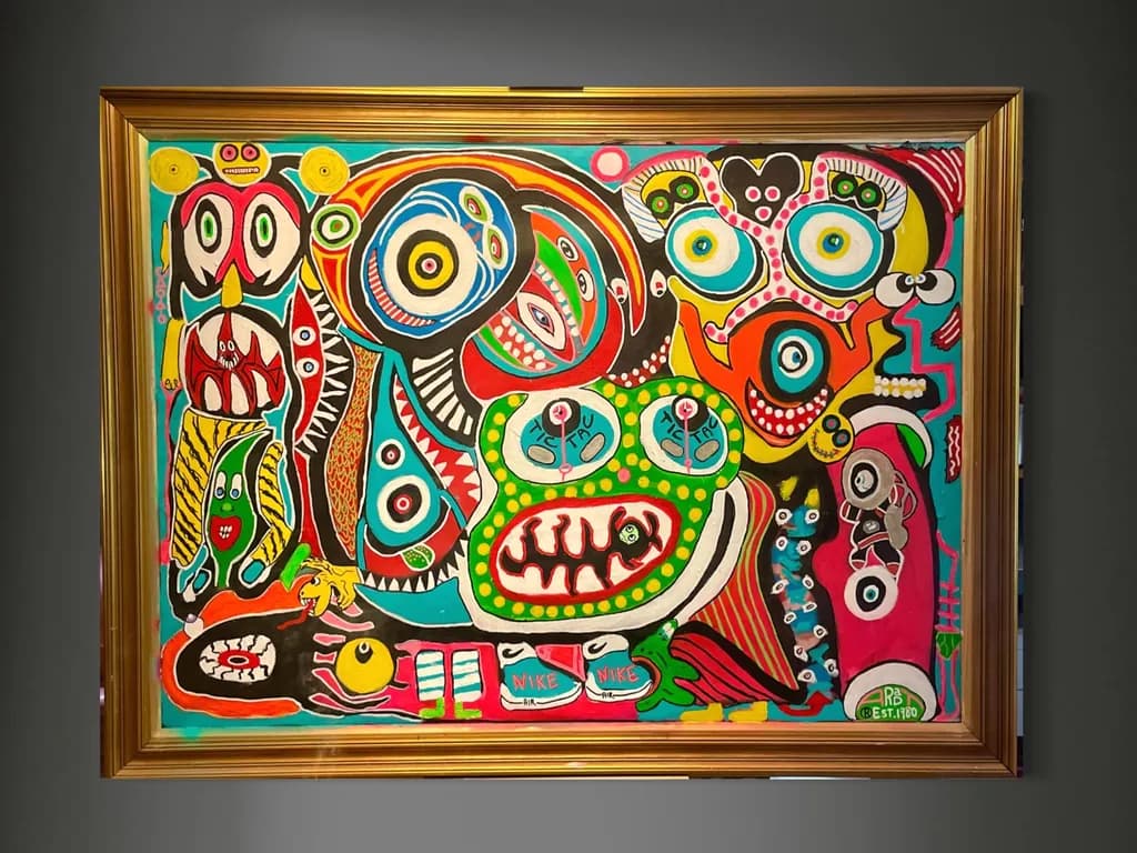 Vibrant Whimsy: A Kaleidoscope of Colorful Characters and Playful Forms