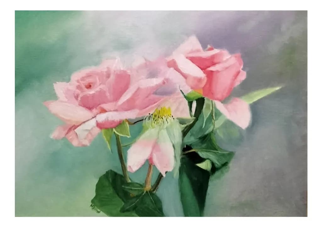Roses with Border