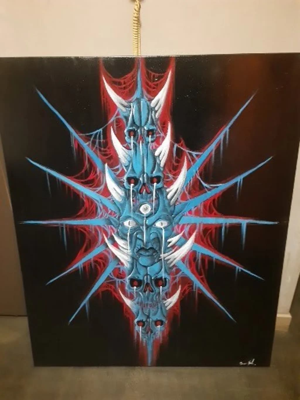 Spiked Skull totem