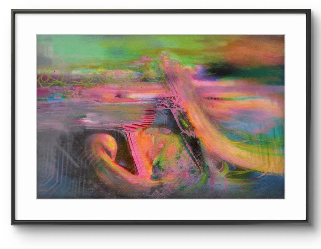 Ethereal Echoes: A Journey Through Color and Form in Abstract Expressionism
