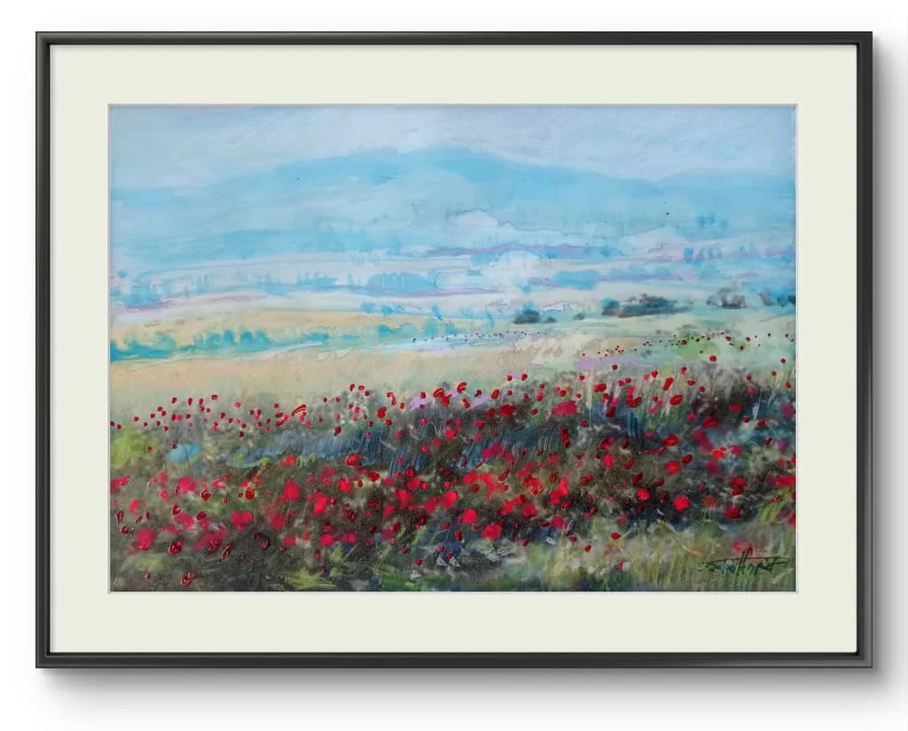 Vibrant Serenity: A Blossoming Landscape of Nature's Beauty