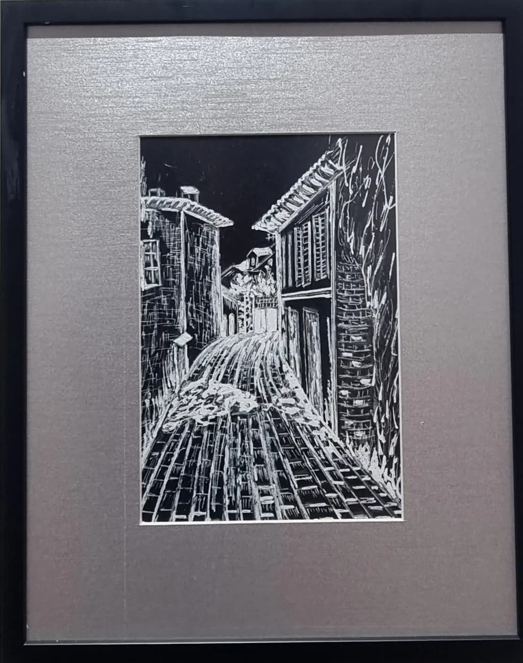 Whispers of the Urban Alley: A Black-and-White Journey Through Time