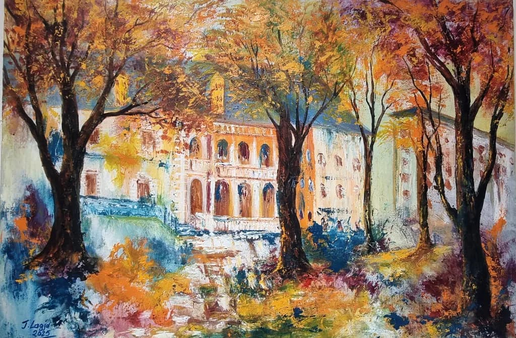 Autumn's Embrace: A Vibrant Journey Through Colorful Landscapes and Timeless Architecture