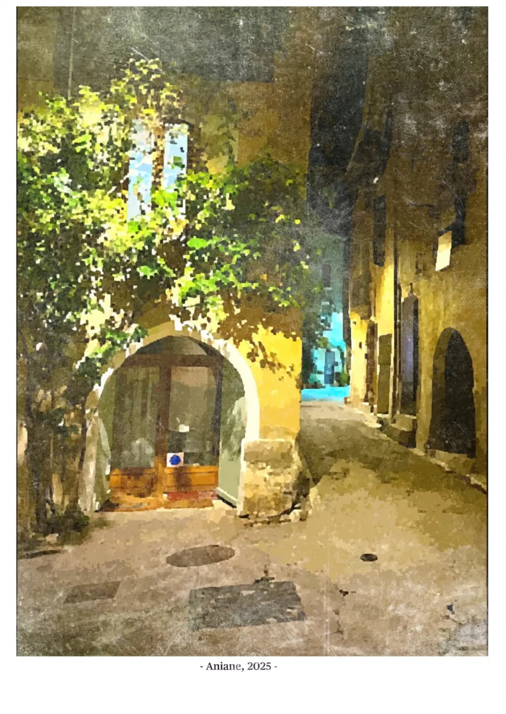 Whispers of Light: A Serene Stroll Through the Rustic Alleyways of Aniane