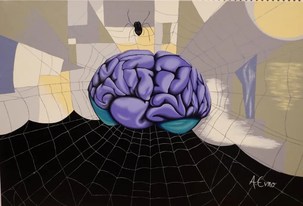 Web of Thought: A Surreal Exploration of the Mind's Intricacies