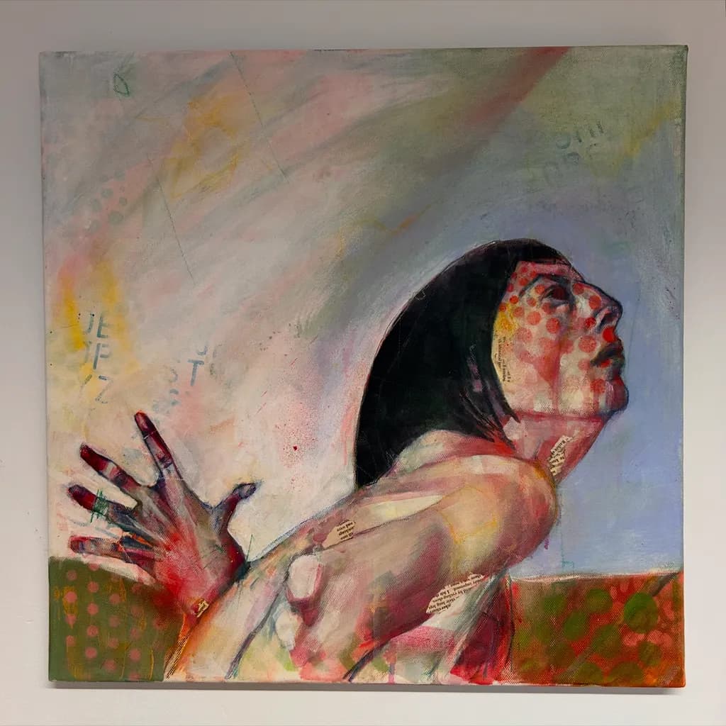 Untold Stories: A Mixed Media Exploration of Vulnerability and Expression
