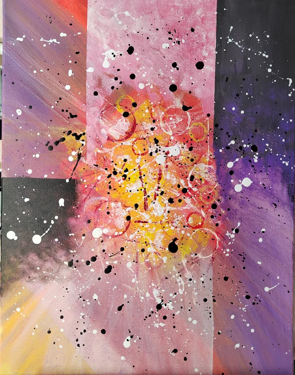 Vibrant Chaos: A Dance of Color and Light