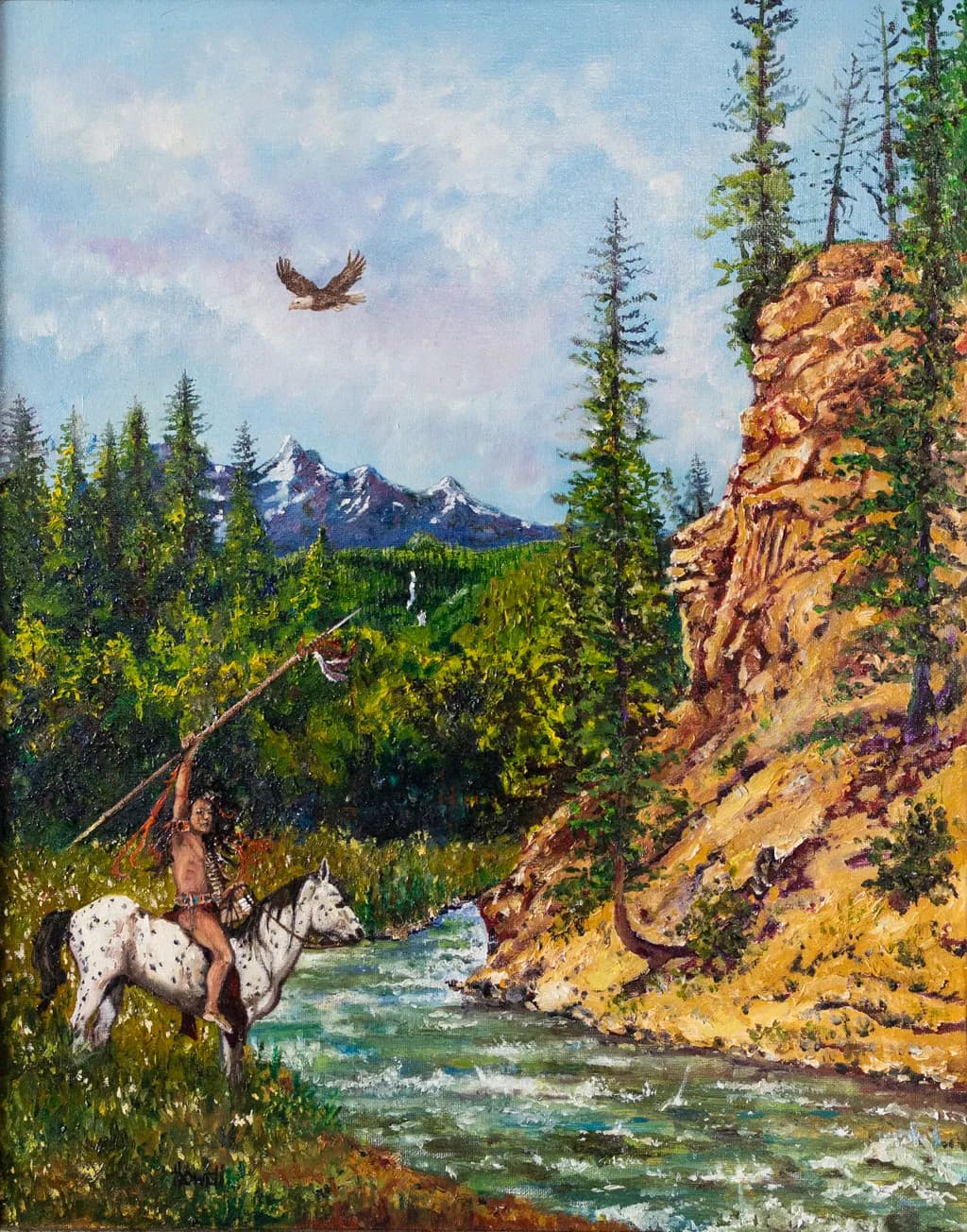 Warrior's Vigil: A Journey Through Nature's Majesty