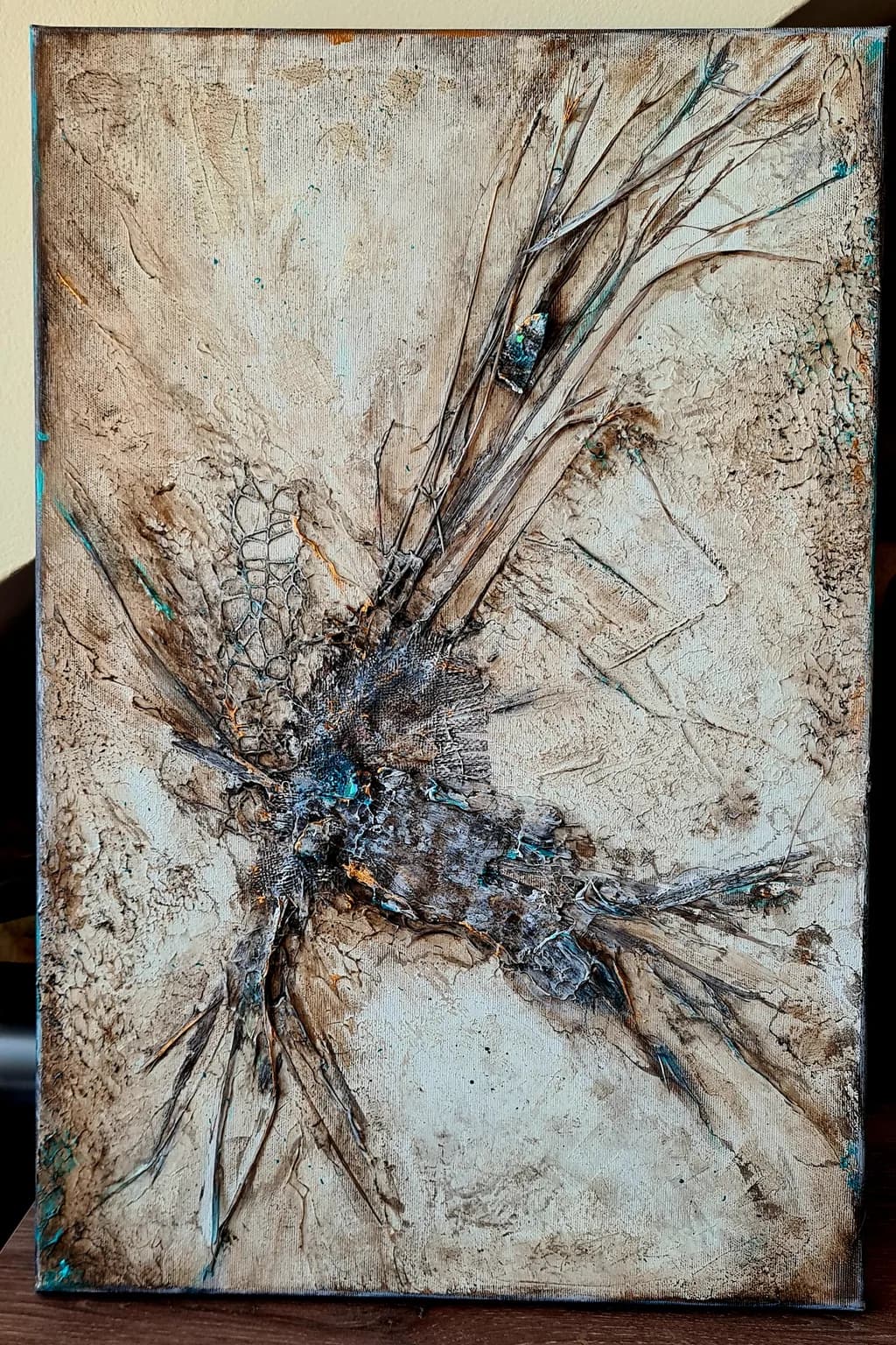 Textured Abstract Composition