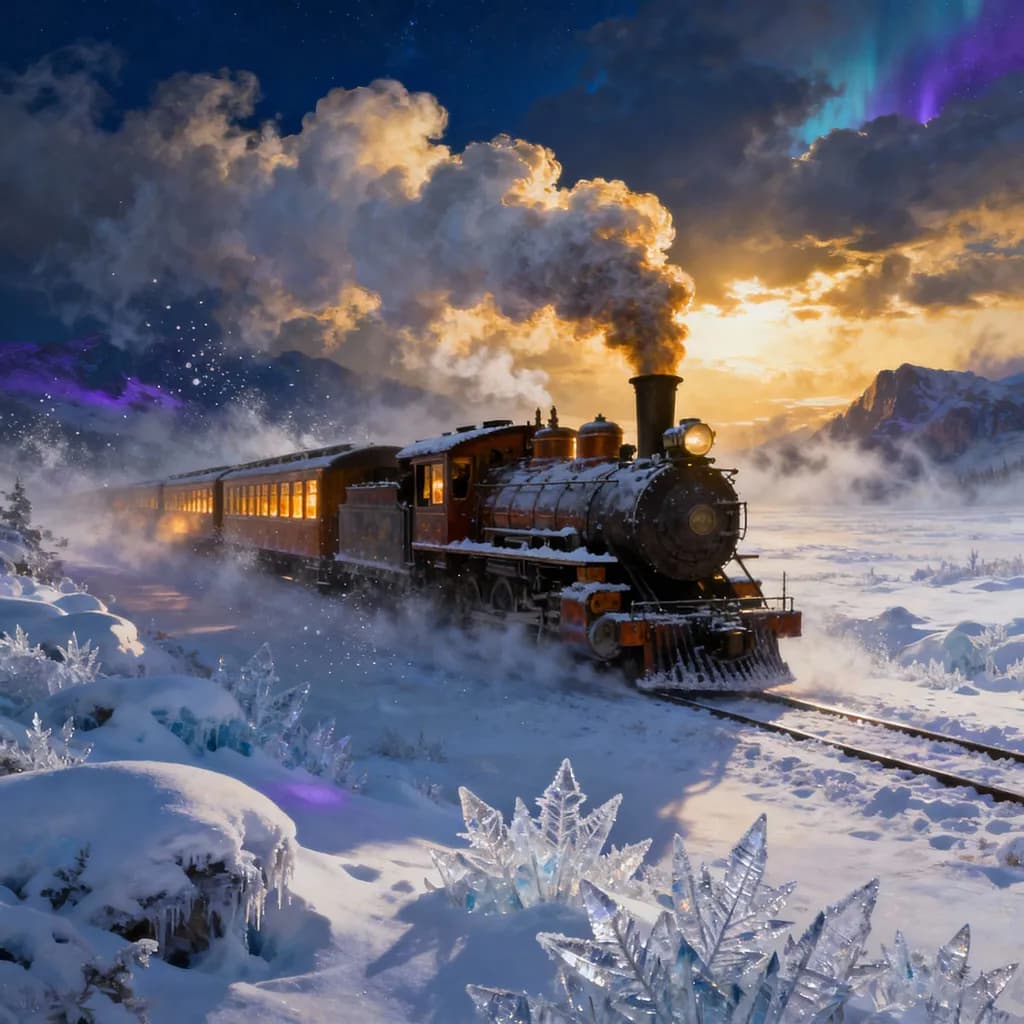 Winter Locomotive Adventure