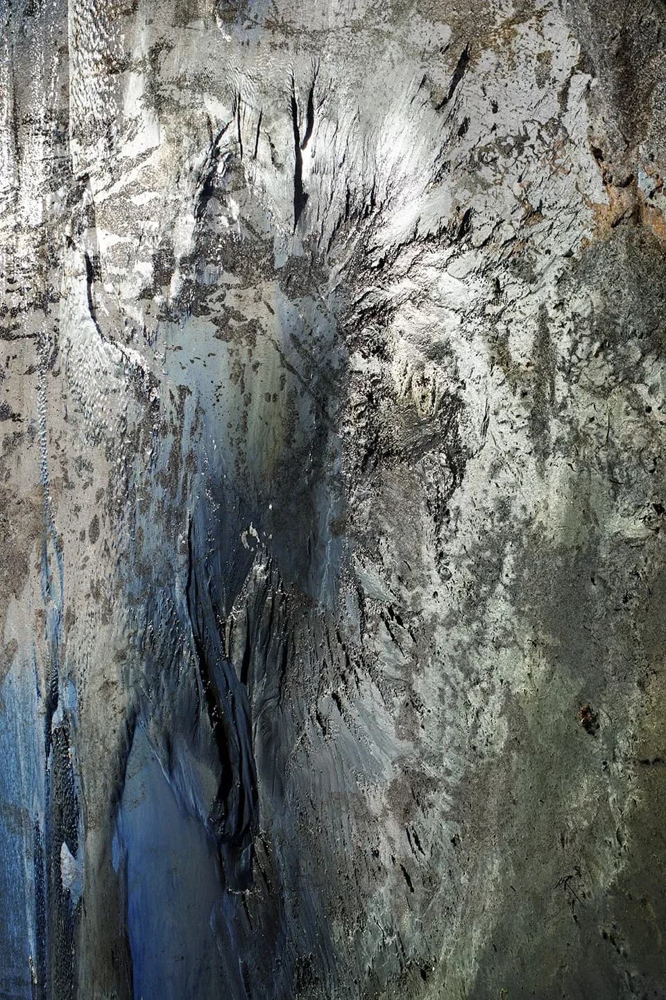Shimmering Monochrome: An Abstract Exploration of Organic Textures