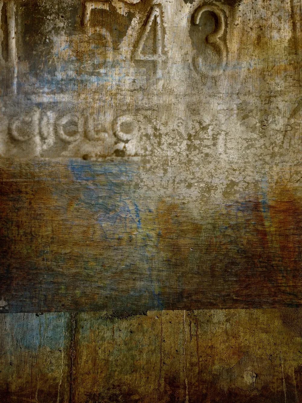 Weathered Whispers: An Abstract Journey Through Texture and Color