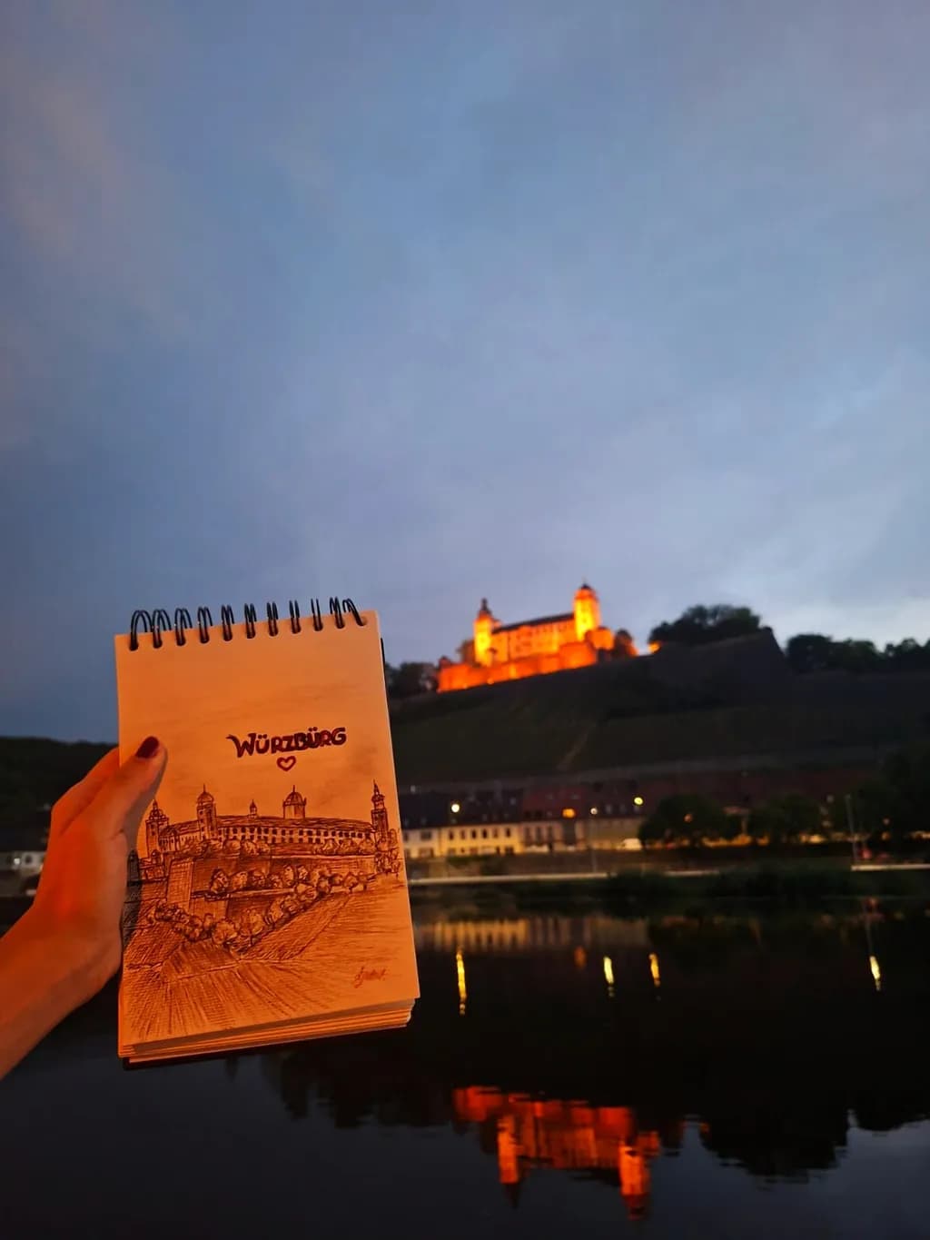 Würzburg Castle Sketch
