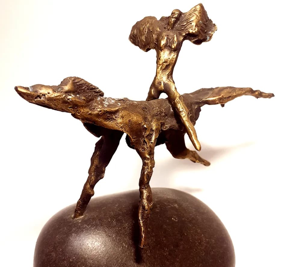 Ethereal Dance: A Journey of Freedom and Expression in Bronze